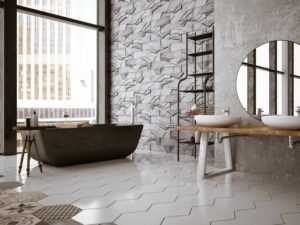 floor and wall tiling